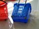 Blaue rote Farbeinkauf-Einkaufskorb-langer Griff-umfangreiche Kapazität fournisseur